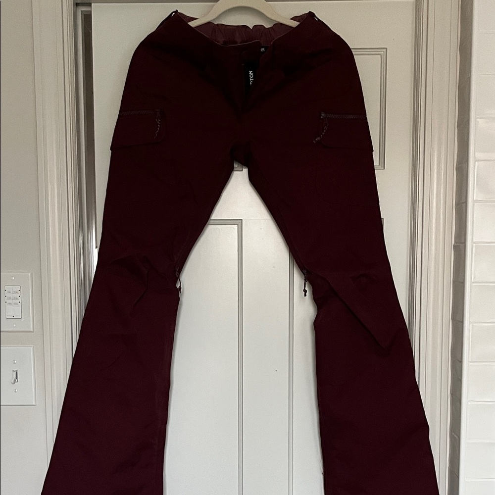 Burton Burgundy Ski Pants XS